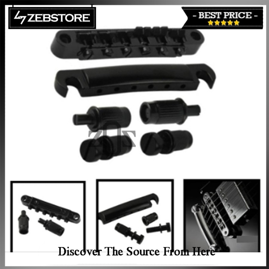Bridge Tune O Matic Gibson Epiphone Lespaul Black