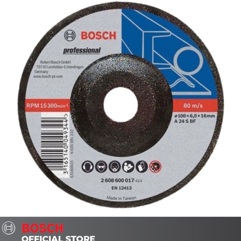 แผ่นเจียรหินขัด Duc Bosch 4x6 17