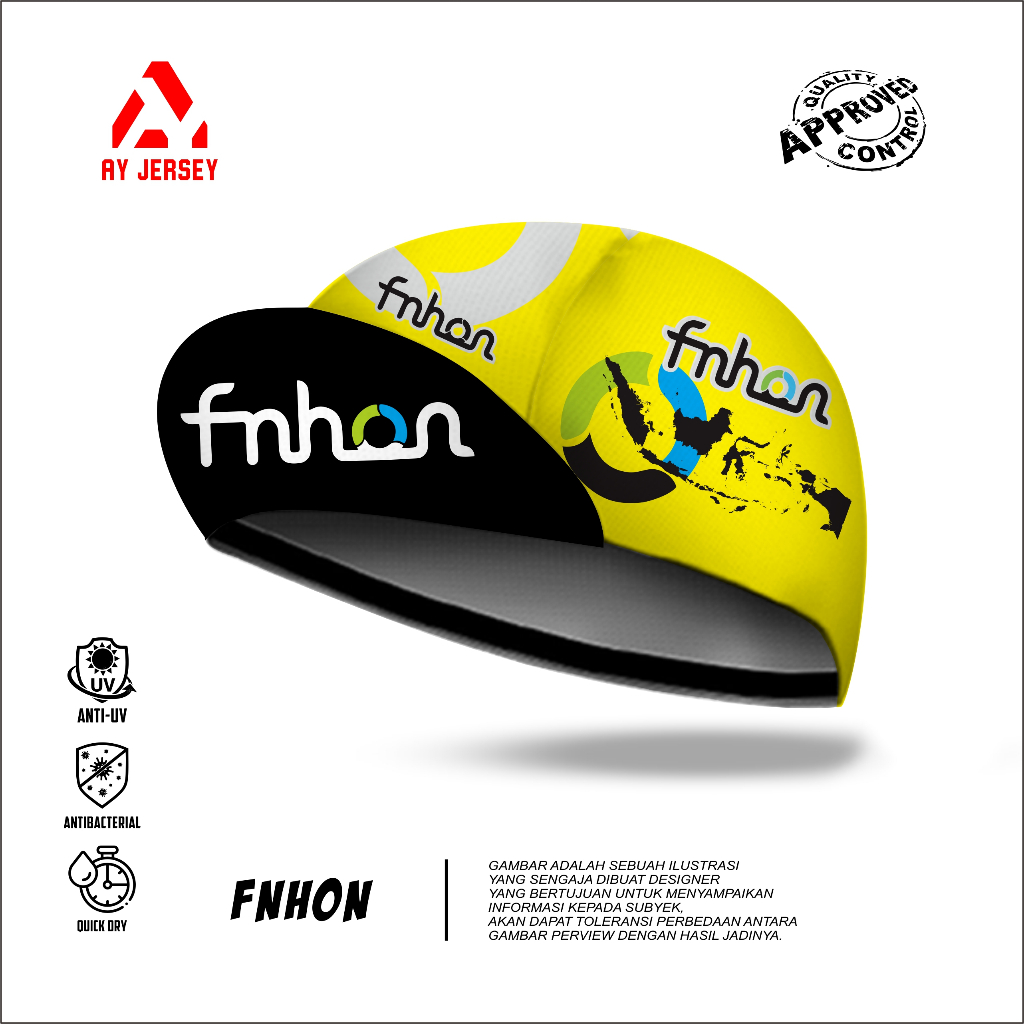 CYCLING CAP FnHon (หมวกจระเข้)