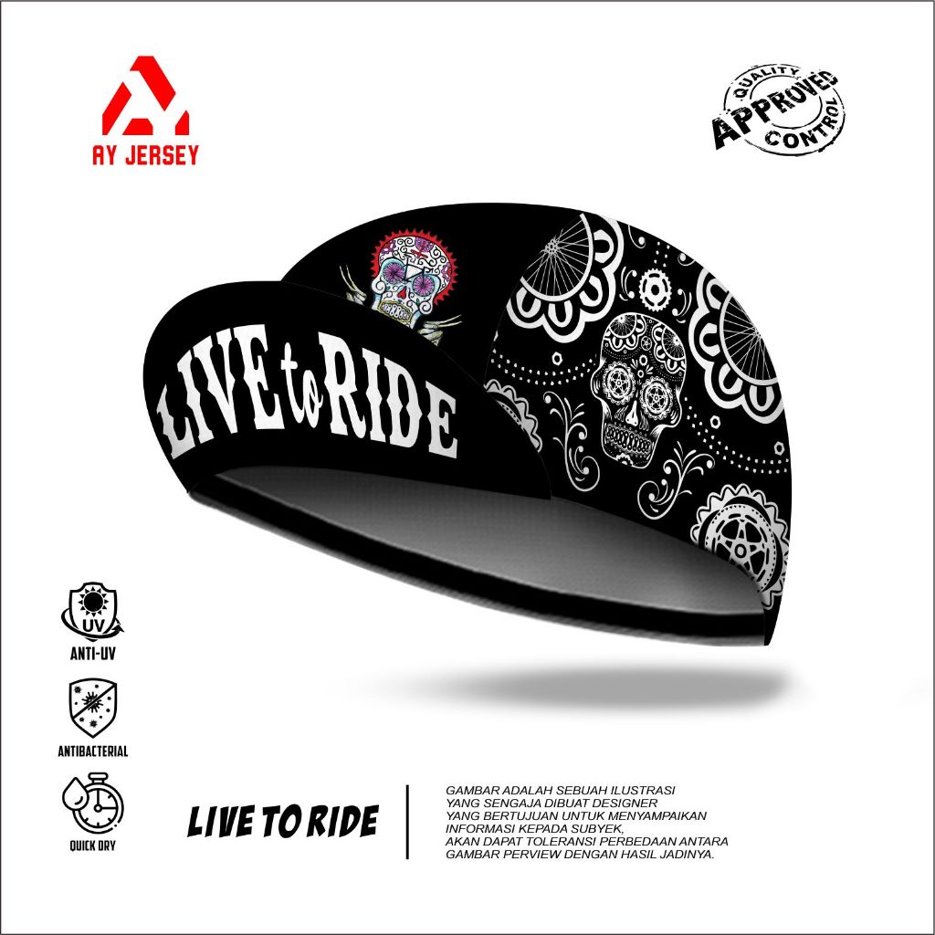 หมวกปั่นจักรยาน BIKE RUNNING HAT | เสื้อเจอร์ซีย์นักปั่น | ไลฟ์ TO RIDE
