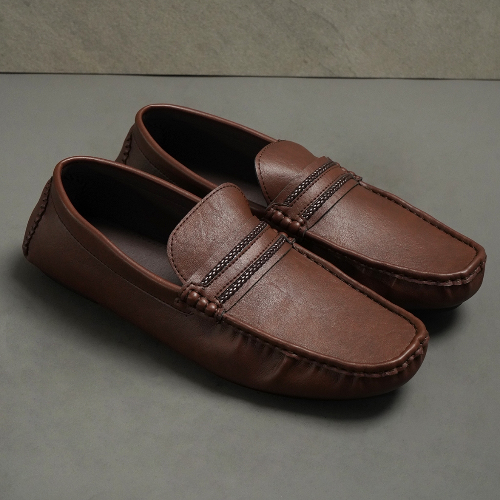 Gabino Mens Moccasin Slip On Casual Steeven Shoes - G2BB3006