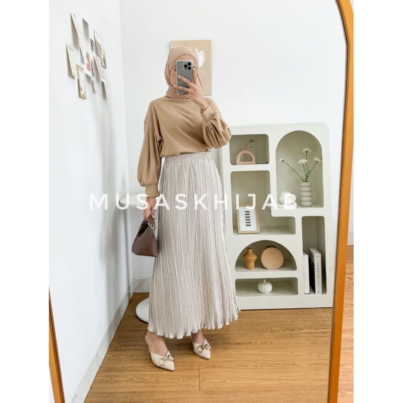 Centi WAVY UMBRELLA PLISKET SKIRT / WAVY UMBRELLA PLISKET SKIRT / CODE 036