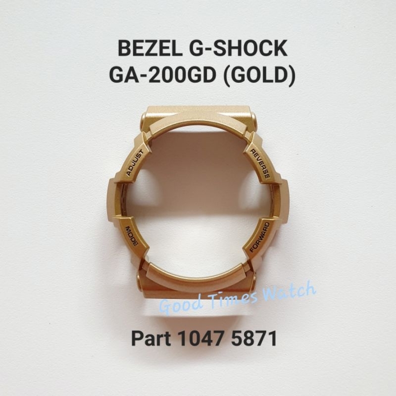 Bezel G-SHOCK GA-200GD GA 200GD GA 200 GOLD CASIO ORIGINAL