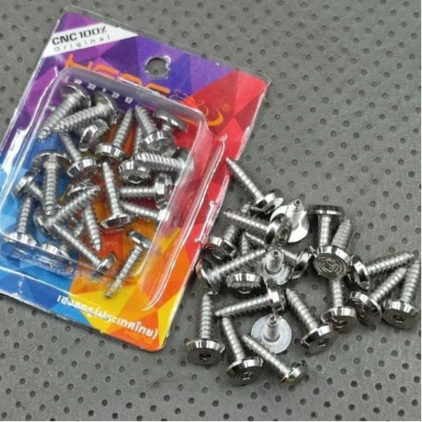 (1 BOLT) ต้นฉบับ Heng Thailand Honda Slash Flat สแตนเลสสตีลสกรู probolt Bolt