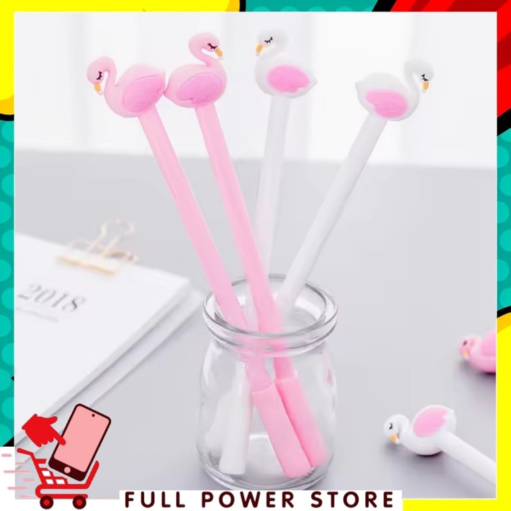 FPS Flamingo Character Pen ปากกาเจลตัวละคร Stork เครื่องเขียนสํานักงานโรงเรียน ATK 3D Pen