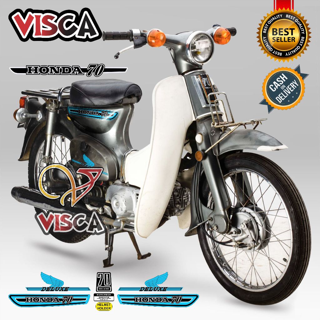 สติ๊กเกอร์แถบ Honda C70 C70 CLS สติ๊กเกอร์ Variations