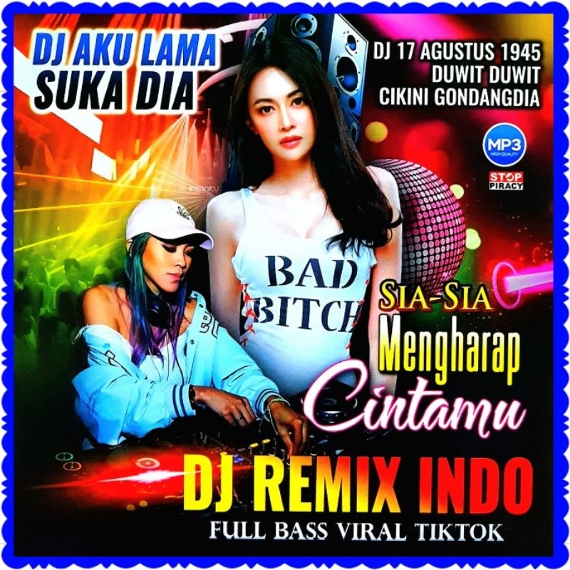 MP3 CD CASSETTE OF THE LATEST INDONESIAN TIKTOK DJ SONGS - LATEST DJ SONGS 2024 - DJ FULL BASS SONGS