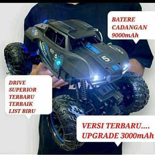 Mobil Remot Kontrol JEEP OFFROAD UPGRADE BATERE 4WD 2,4Ghz DRIVE SUPERIOR Mainan Anak RC Remote Control Keluar Asap