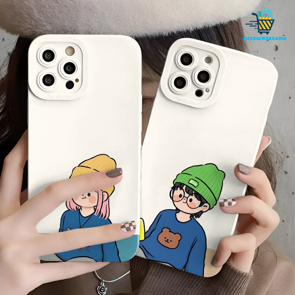 CUSTOM COUPLE PROCAMERA CASING SOFTCASE CASE สําหรับ 6 6 + J2 J4 + J5 A1K A3S A5 3 5i 5s A1 2022 4A 