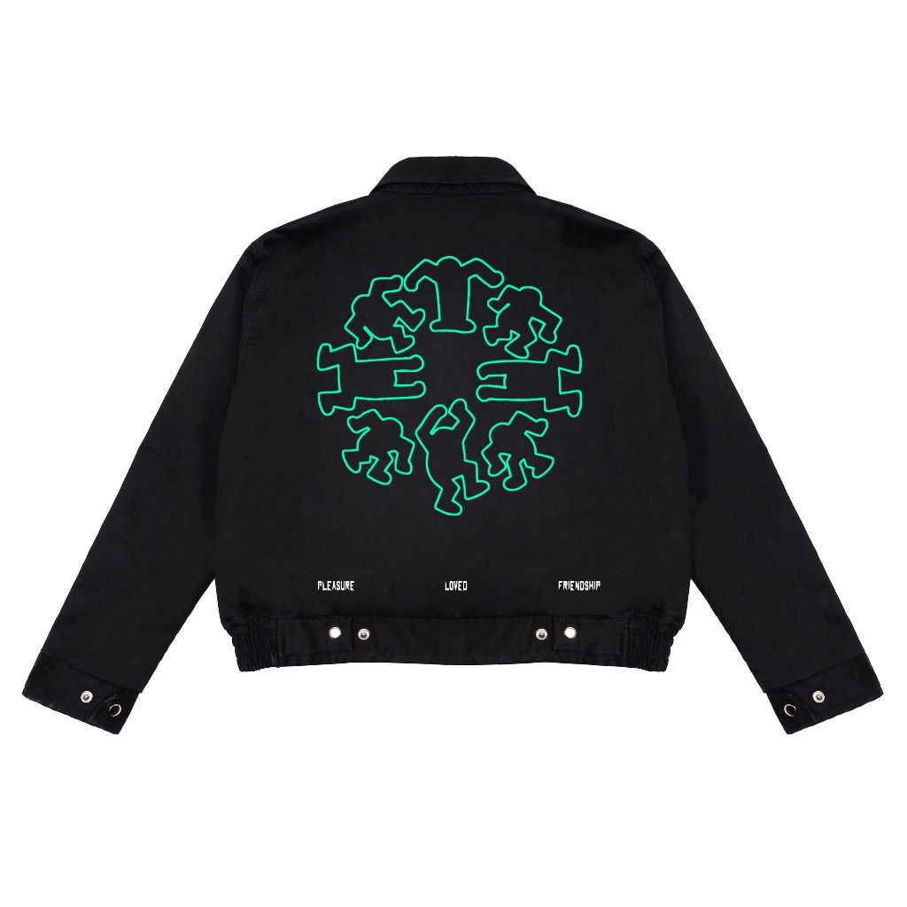 CONVERGEN เสื้อแจ็คเก็ตทํางาน Boxy Gather
