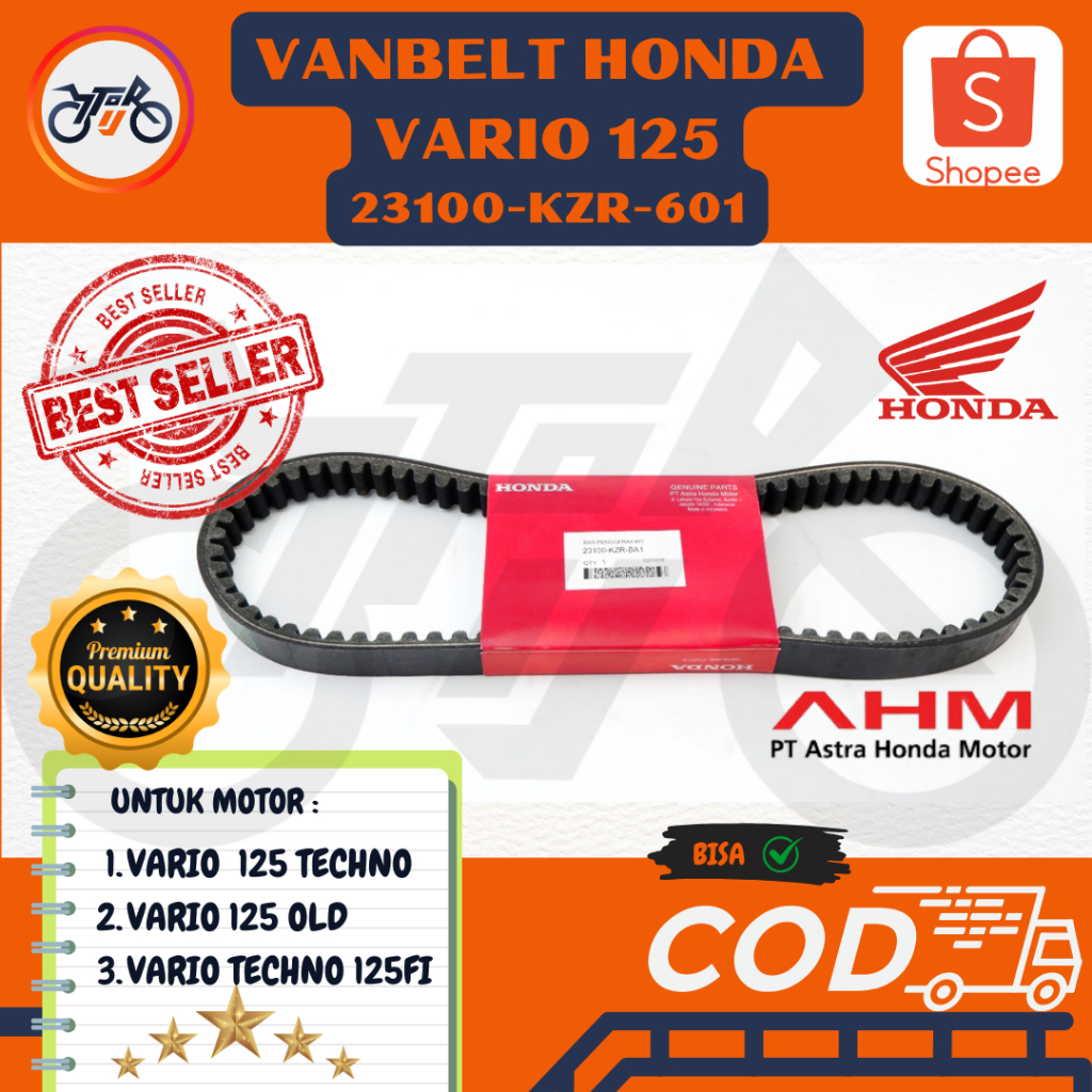 Vanbelt Vario 125 เก่า | 23100-KZR-601