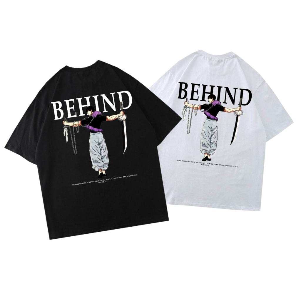 เสื้อยืด Anime Toji Behi Behind เสื้อ Unisex