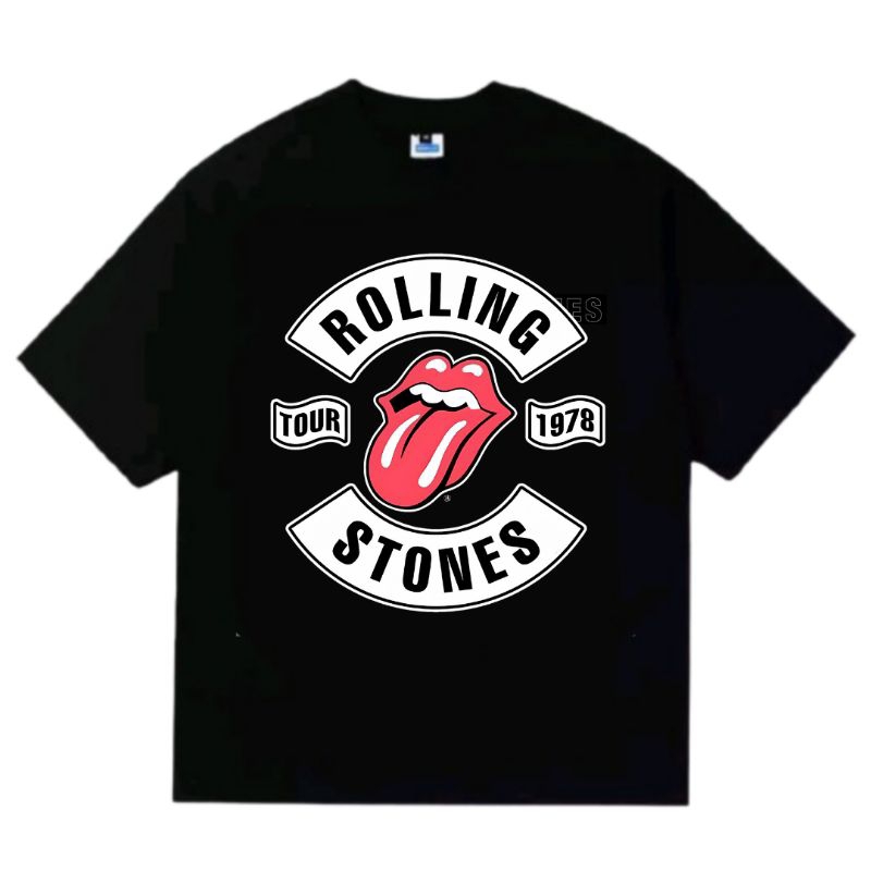 เสื้อยืด Mcvoice เสื้อยืดวงเท่ The Rolling Stone Tour 1978