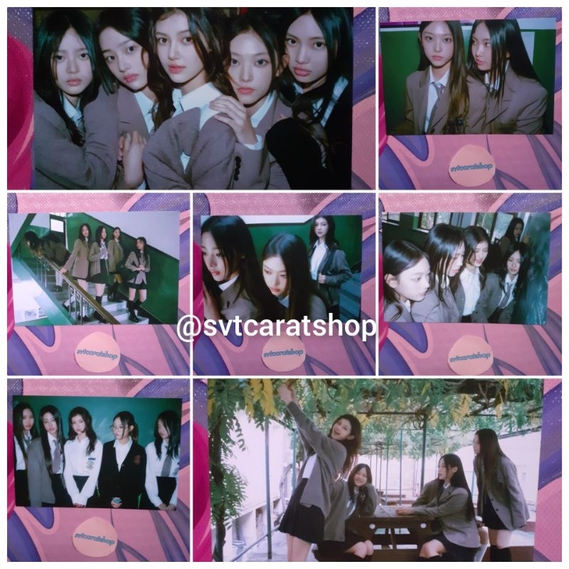 (OFFICIAL) NEWJEANS YEARBOOK PHOTO SET SHARING POSTACARD DITTO