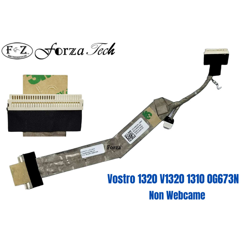 สายยืดหยุ่น Dell Vostro 1320 V1320 1310 0G673N DC02000QH00 ใหม่