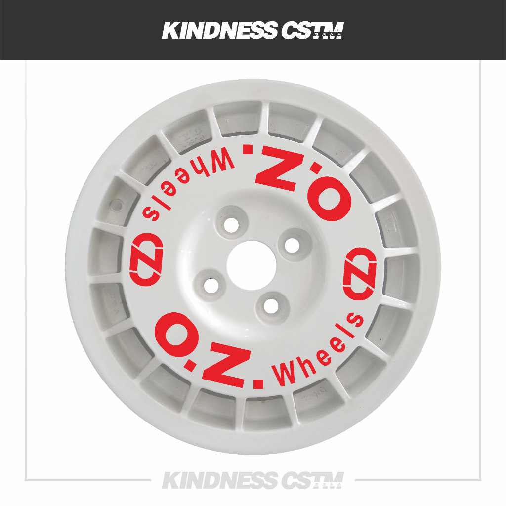 สติ๊กเกอร์ติดล้อ oz racing แผ่นล้อ oz rally