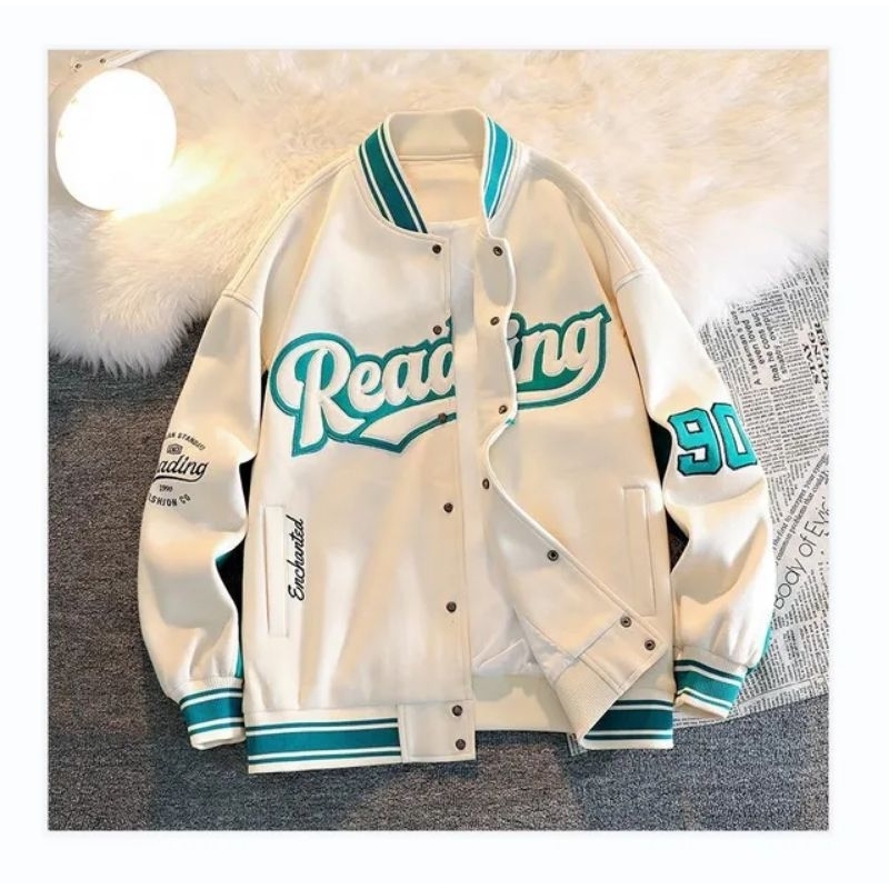 Jumbo Varsity Baseball Jacket Jumbo ปัก Varsity Baseball Jacket Bigsize SML XL 2XL 3XL 4XL 5XL 6XL 7