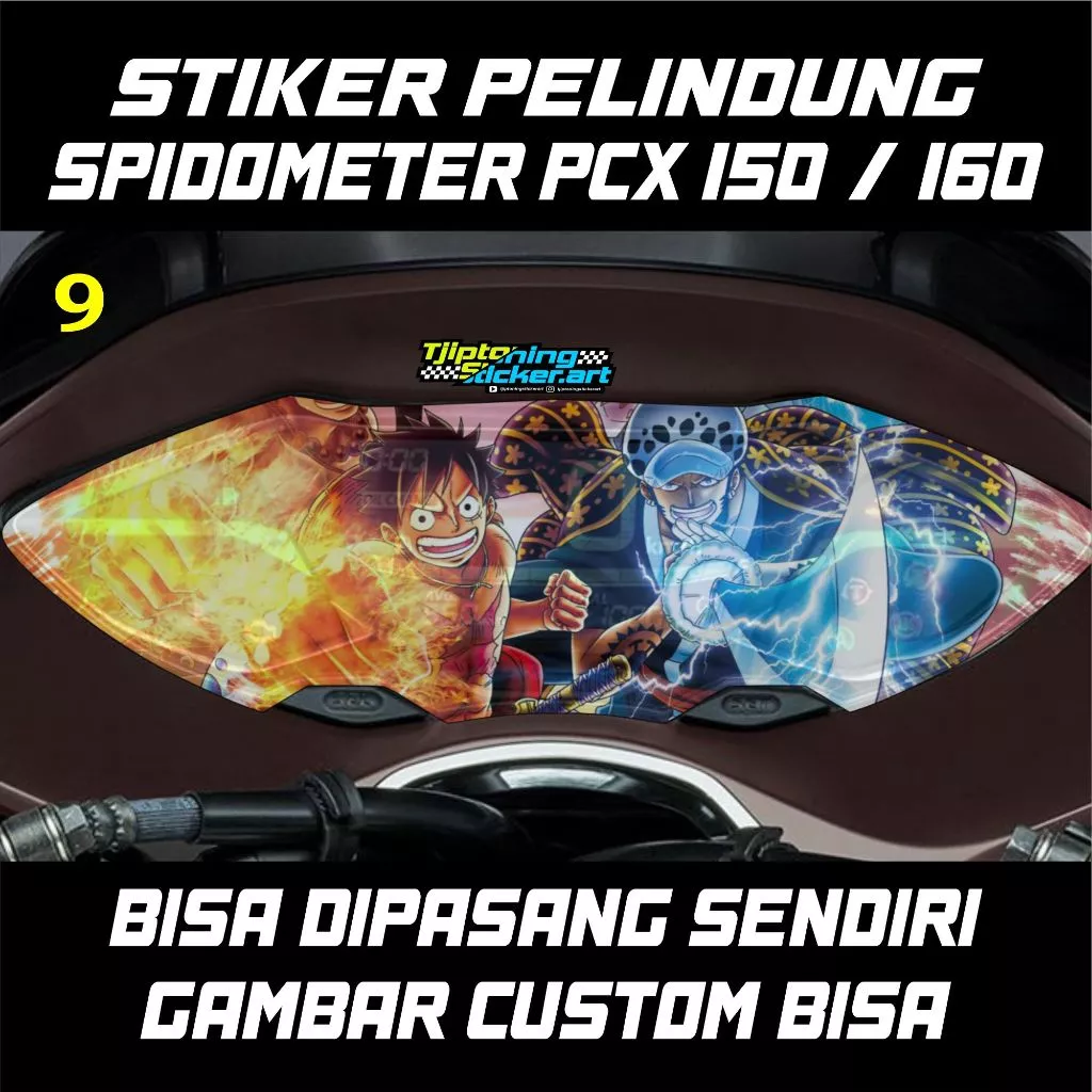 สติ๊กเกอร์หน้าไมล์ SPEEDO TRANSPARENT ONE PIECE สำหรับ PCX 150/160 - รูปที่ 1