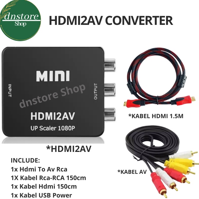 No Doubt สาย HDMI TO AVRCA HDMI 15M สาย RCA 3 RCA 3 RCA 15M แล็ปท็อปหลอดทีวี