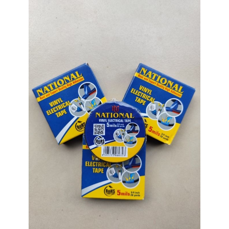 เทปไวนิลไฟฟ้า NATIONAL 3/4" 20 YARDS