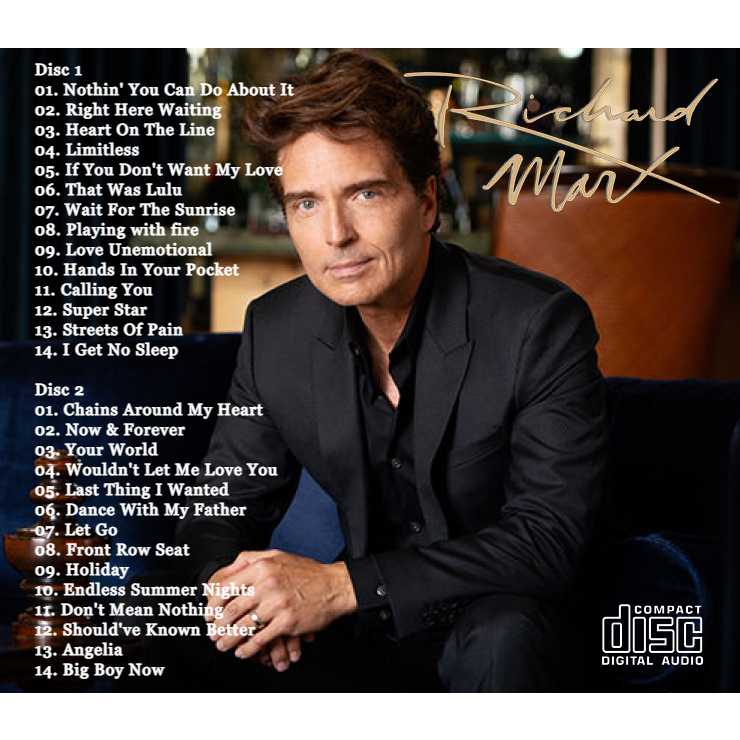 Cd Audio (2 แผ่น) The Greates Song Richard Marx - VOL 01