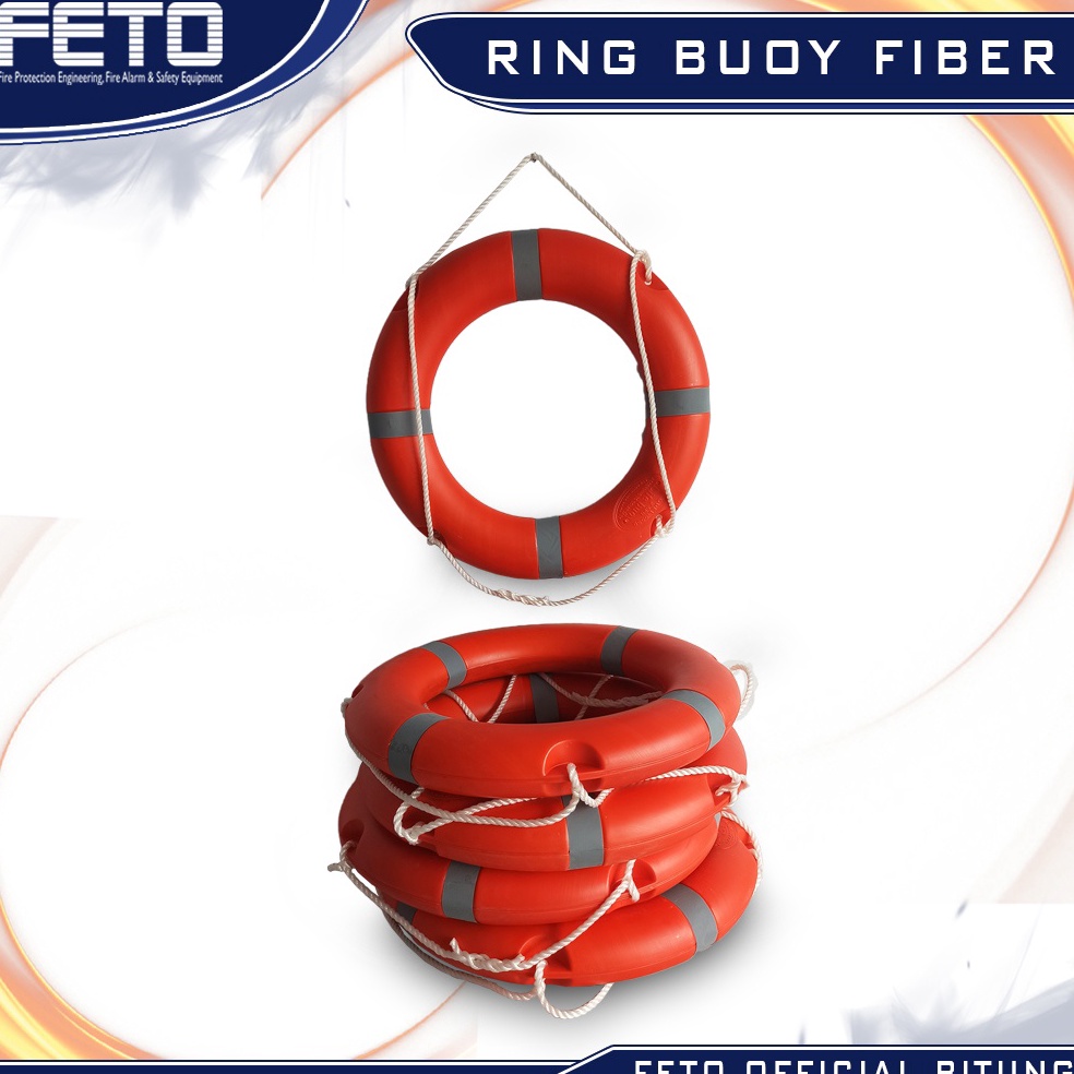 ราคาสุดพิเศษ LIFE BUOY RING BUOY FIBER MATERIAL