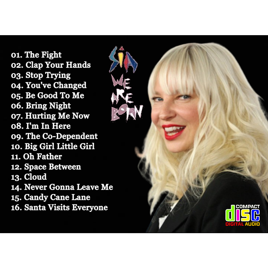 Cd Audio - Greatest Hits Of SIA - We Are Born VOL 01