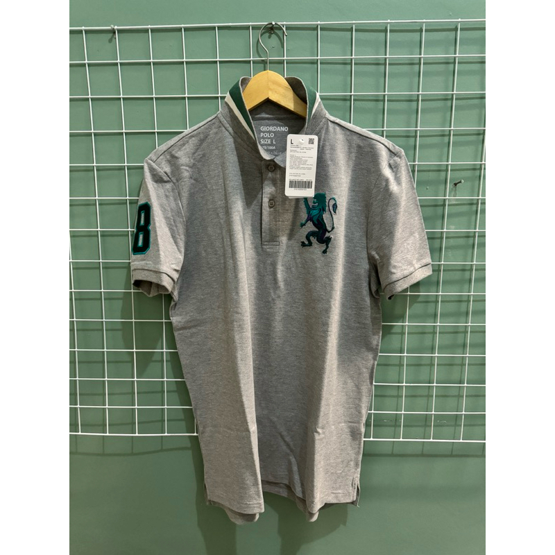 [ต้นฉบับ 100% ] POLO GIORDANO MID GREY ORIGINAL OFFICIAL STORE RETAIL