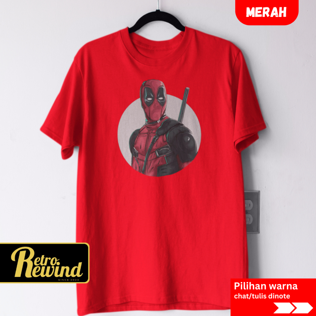 SUPERH3R0 DE4DP00L 1 เสื้อยืดผู้ใหญ่ Size S - 7XL เสื้อยืดขนาดใหญ่จัมโบ้และเด็ก Size XS - XL (อายุ 2