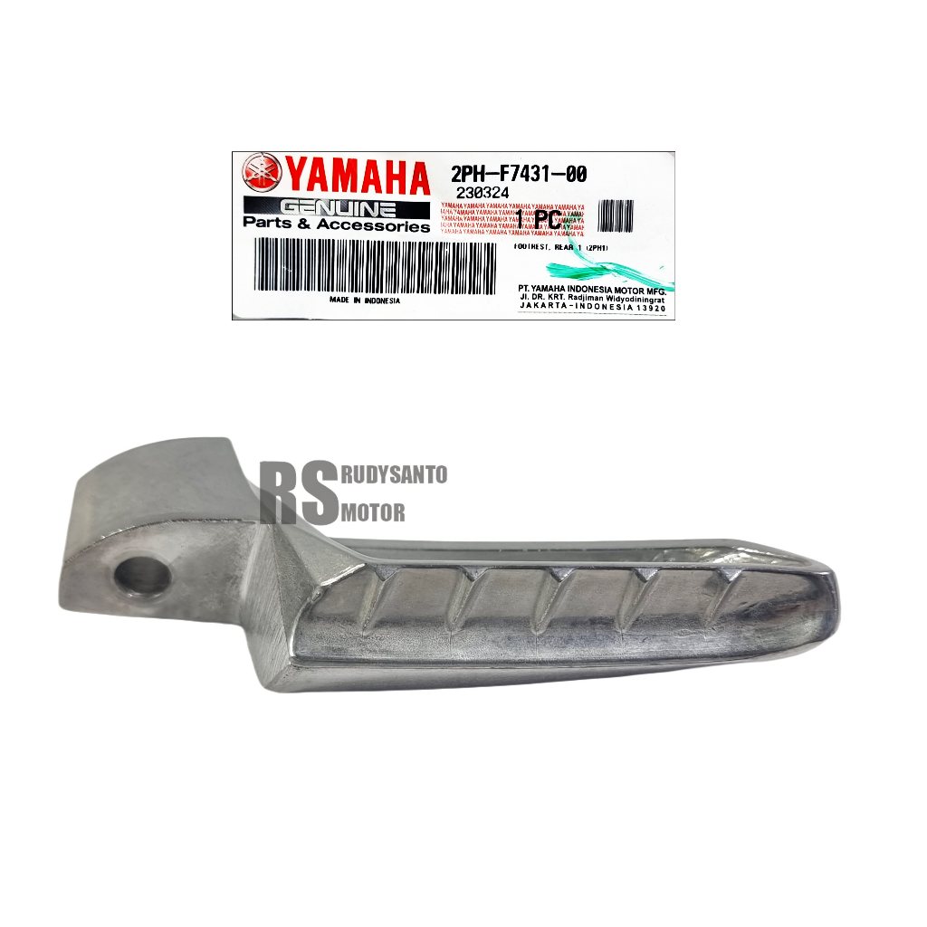 Iron Footstep Postep พักเท้าหลัง Soul GT 125 Mio M3 CW ซ้าย Original Yamaha 2PH-F7431-00