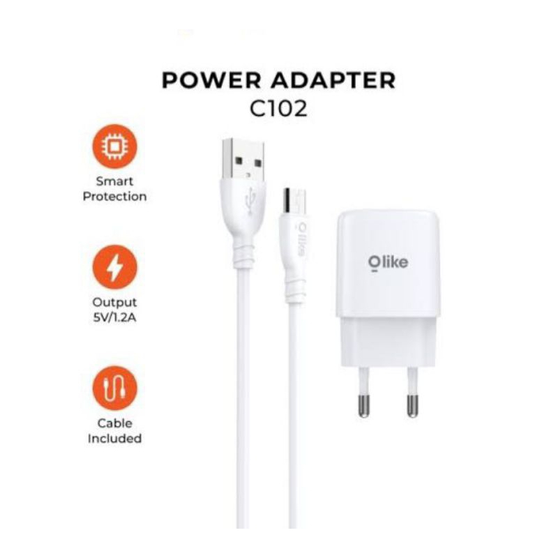 เครื่องชาร์จเดินทาง TC C102 Micro 1.2A Olike