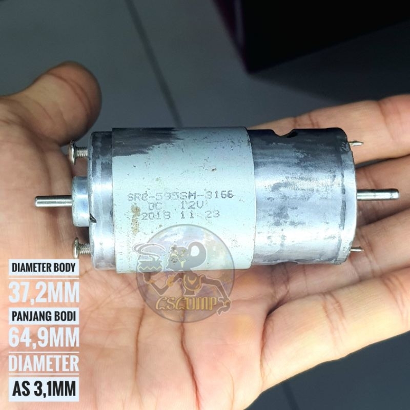 Dynamo 12V เพลาคู่ SRC-5956M RS595