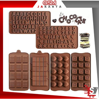OSM JKT H6250 Cetakan Silikon Huruf Abjad / Dekorasi Alat Baking Tools / Cetakan Huruf Silicone Mold / Cetakan Fondant Hiasan Kue