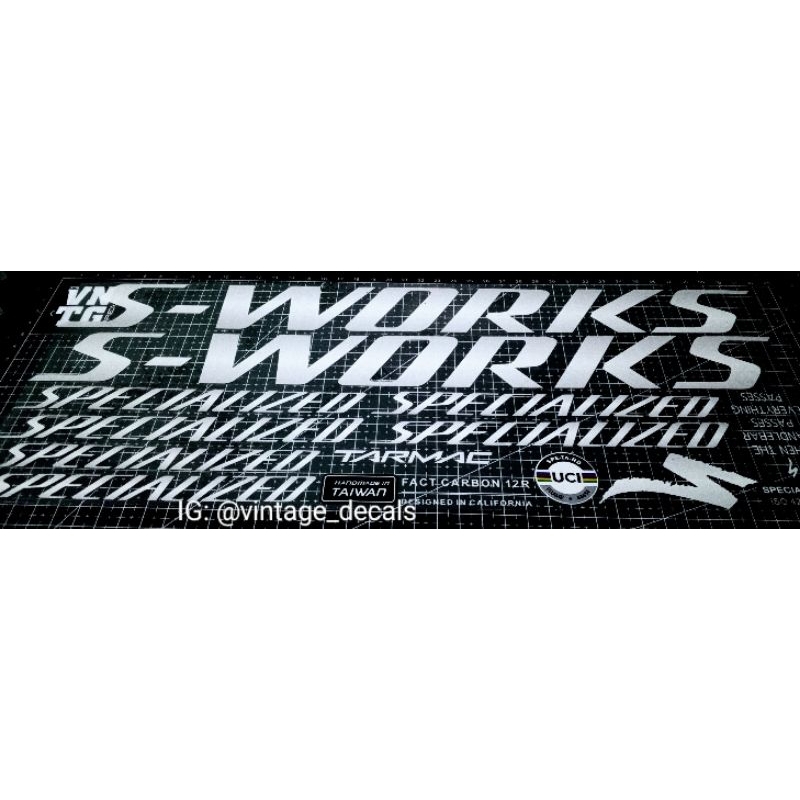 สติ๊กเกอร์สติ๊กเกอร์ทดแทน S-WORKS tarmac sl7