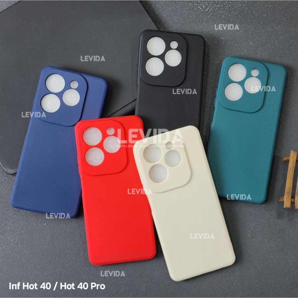 Infinix Hot 40 Infinix Hot 40 Pro Softcase Macaron Square / Case Square Edge Case Infinix Hot 40 Inf