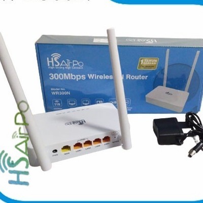 HSAIRPO WR300N เราเตอร์ไร้สาย HS AIRPO 300Mbps