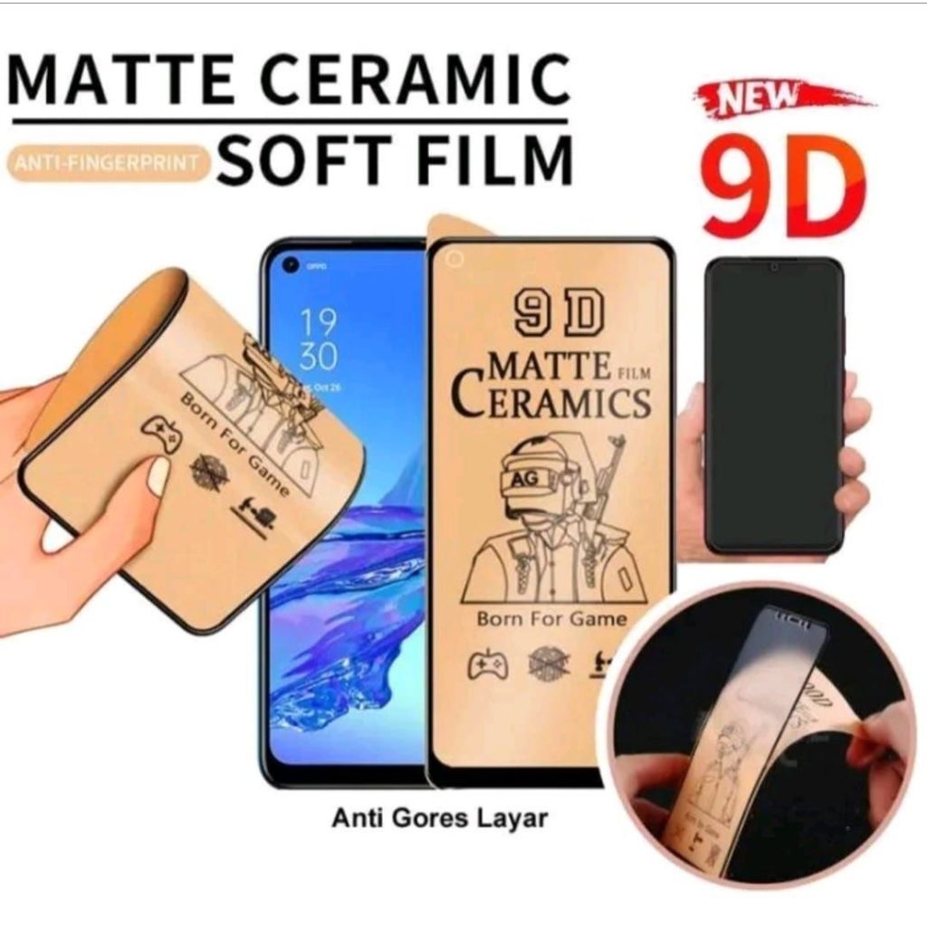 U2U-ANTIGRES CERAMIC MATTE SAMSUNG A01 A01 Core A02 A02S A03 A03S A03 Core A04 A04E A04S A04 Core A0