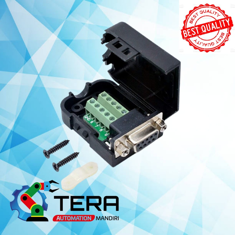 DB9 Female to 9 Pin 9pin Breakout Board Terminal Connector Screw