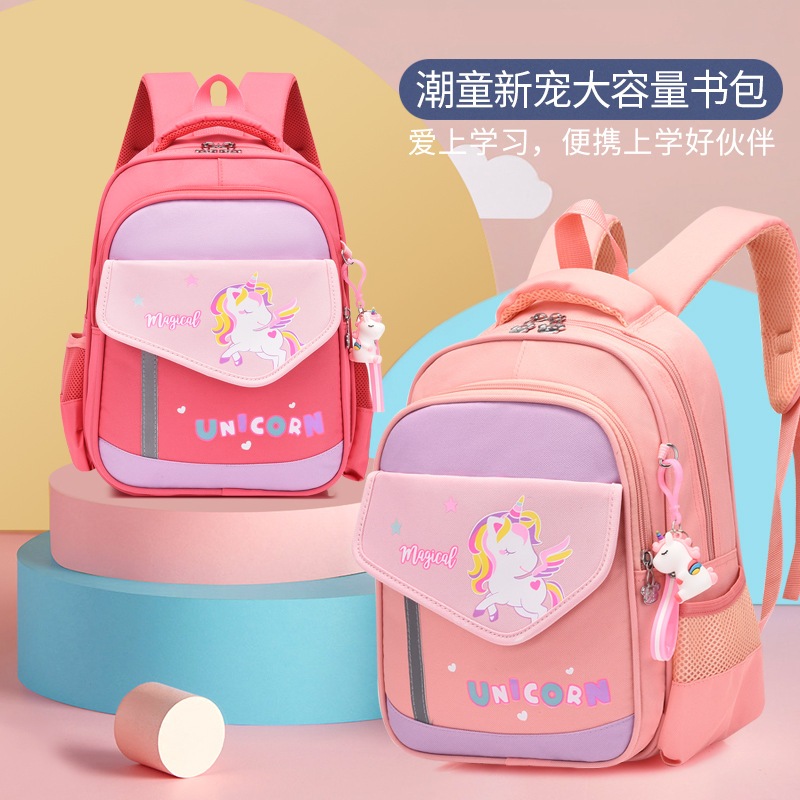 SALEEEEE TK068 KOREAN STYLE SCHOOL BACKPACK CUTE UNICORN CHARACTER VIRAL