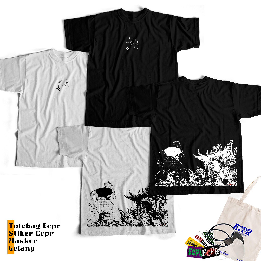 [ANIME COMBO] SUKUNA VS GOJO SATORU VERSION REGULAR T-SHIRT