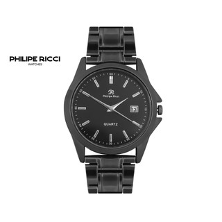 PhiLipe Ricci Jam Tangan Pria Rantai Keren Terbaru Dial Bulat Original 7501 Men Watches Free Box