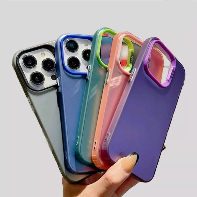 SO COOL Hard Case Hybrid IMD ชุบสีโฮโลแกรม iPhone 17 16Pro 16Promax 15 14 13 12 11 X XR XS MAX 15 14