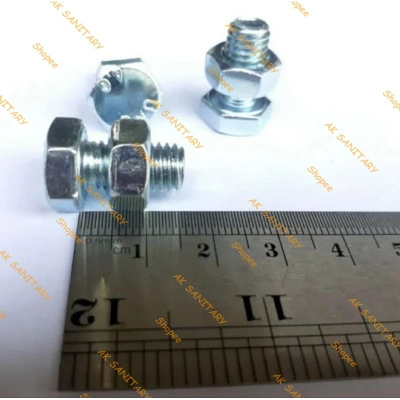 SIKU M8 Hole Angle Bolt 15 / Hole Angle Bolt / Hole Angle Nut M8 15