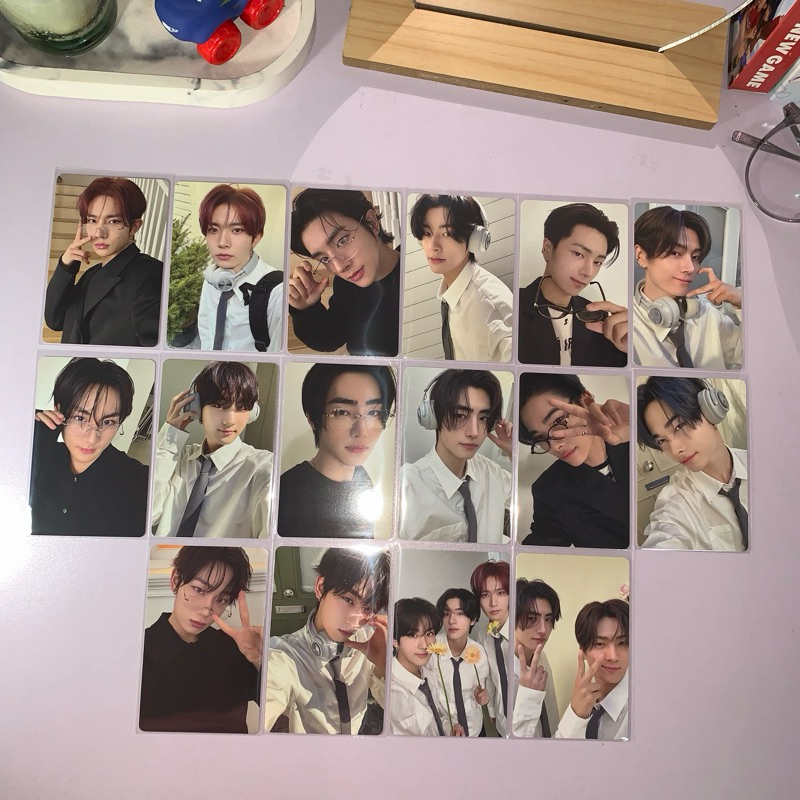 Pc PHOTOCARD DICON ENHYPEN VOLUME N19 2024 OFFICIAL SHARING JUNGWON JAY HEESUNG JAKE SUNGHOON NIKI SUNOO HEADPHONE กระจก