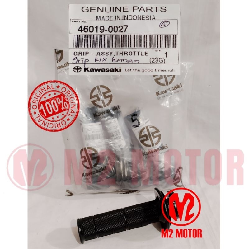 RIGHT KLX GRIP 46019-0027 ORIGINAL KAWASAKI