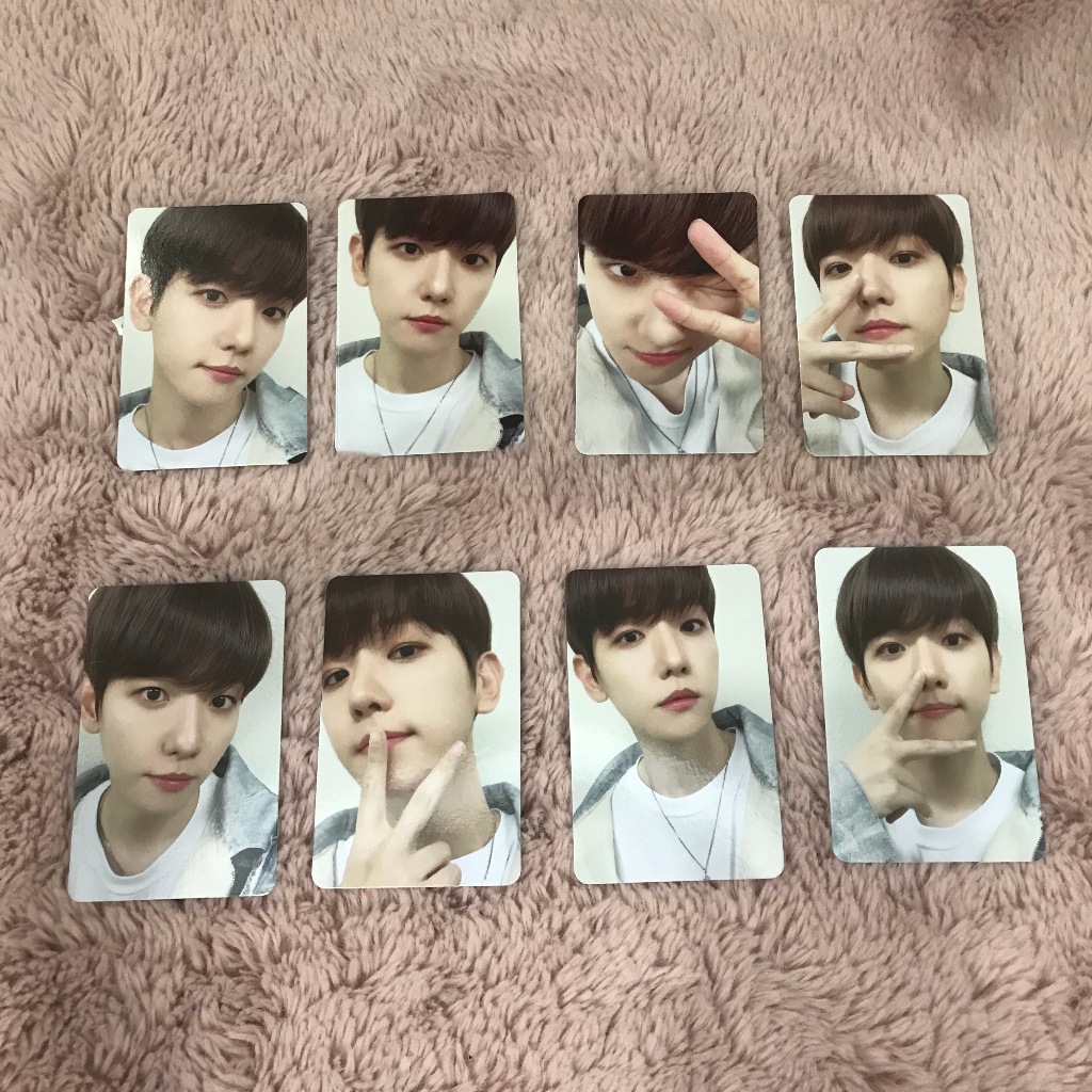 PC BAEKHYUN EXO TEOLAEGI ZIP DURI การ์ดโชคดี