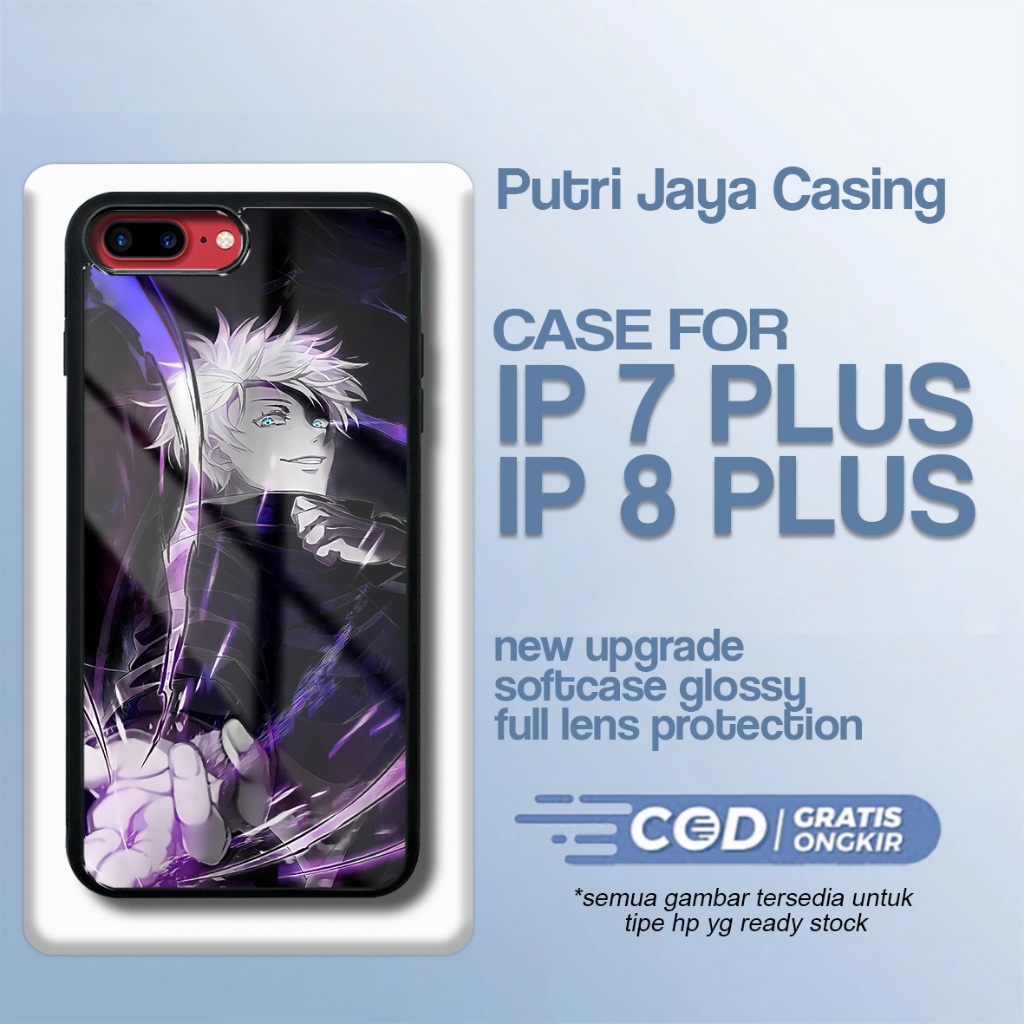เคส Ip 7 plus / ip 8 plus ล่าสุด - Xiaomi Ip 7 plus / ip 8 plus - Jujutsu Motif - Premium Glossy Har