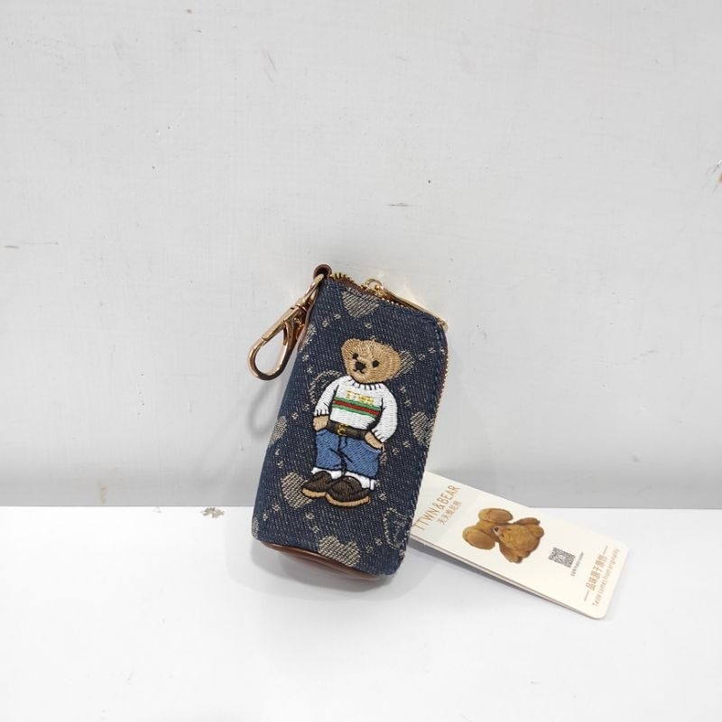 Ttwn BEAR ORIGINAL TT2516 NAVY Key Wallet - กระเป๋าสตางค์ผู้หญิง - ล่าสุด