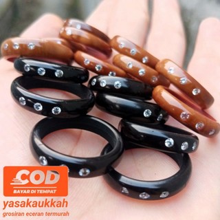 cincin koka/kaoka/kaukah/motif mata tiga ring