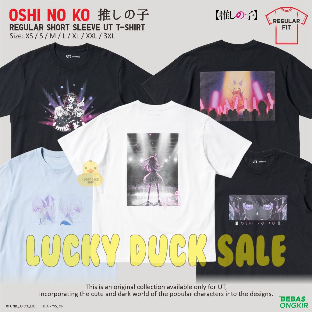 Oshi No Ko My Favorite Idol Regular Anime Ai Ruby UT Shirt UNIQLO